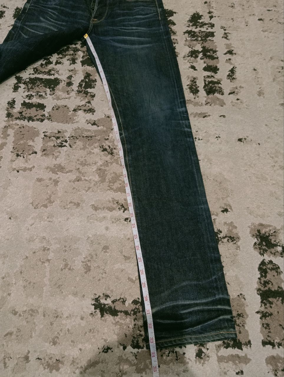 KURO JAPANESE KURO FIBRO SELVEDGE JEANS - MADE IN JAPAN Size US 32 / EU 48 - 18 Thumbnail