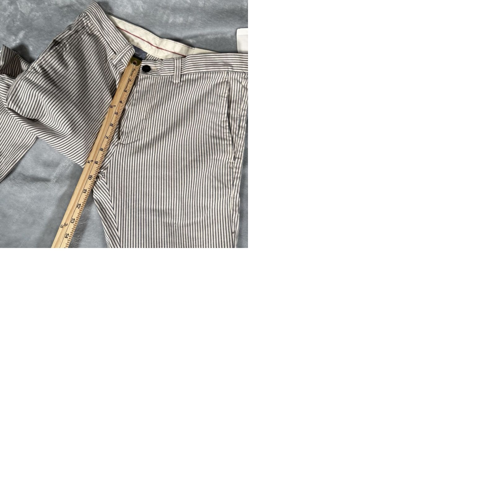 Brooks Brothers Brooks Brothers Red Fleece Striped Dress Pants Mens 30x34 Slim Fit Cotton NEW Size US 30 / EU 46 - 9 Thumbnail