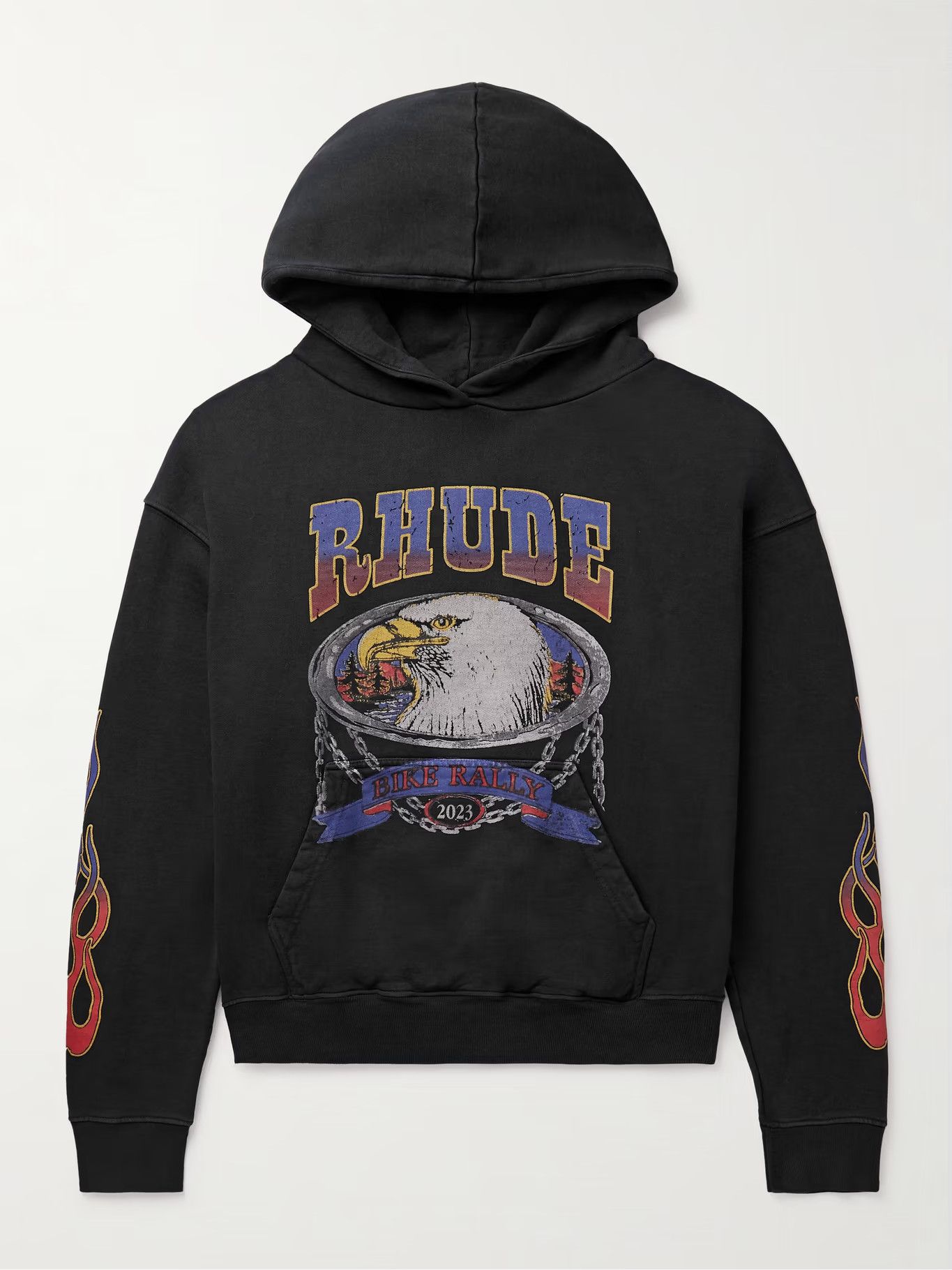 Rhude RHUDE Screaming Eagle Logo-Print Size US L / EU 52-54 / 3 - 1 Thumbnail