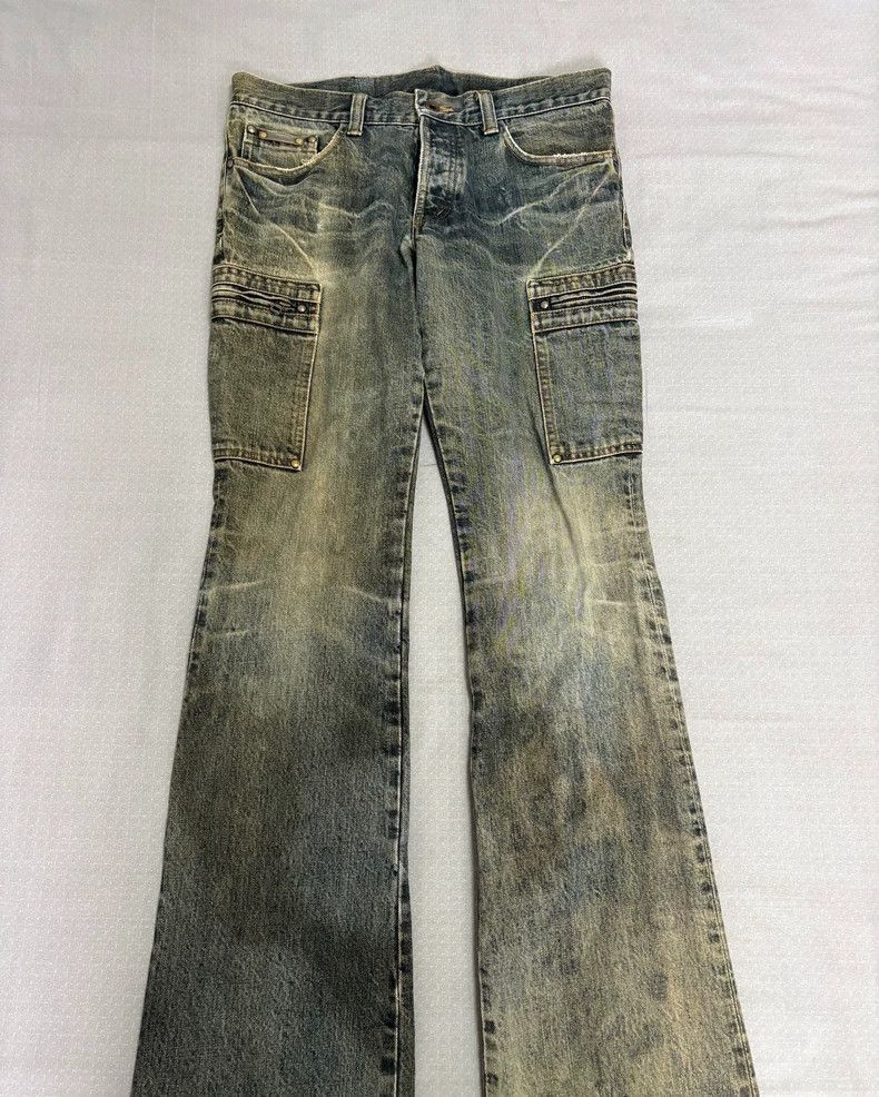 Yohji Yamamoto Vintage MudDyed Flared Denim Pants-2506 Size 30" / US 8 / IT 44 - 9 Thumbnail