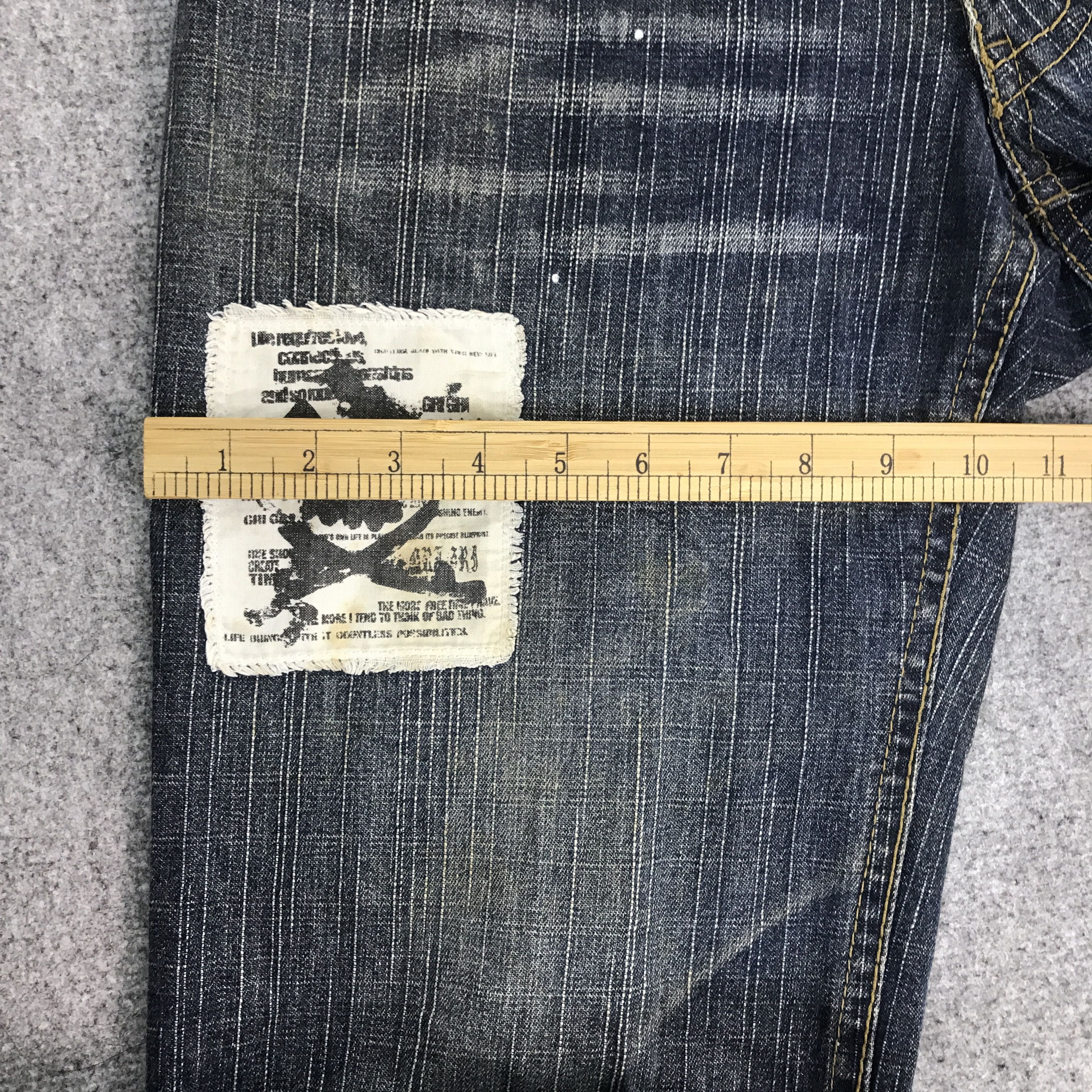 Japanese Brand gri gri denim gothic punk japan denim pants Size US 32 / EU 48 - 9 Thumbnail