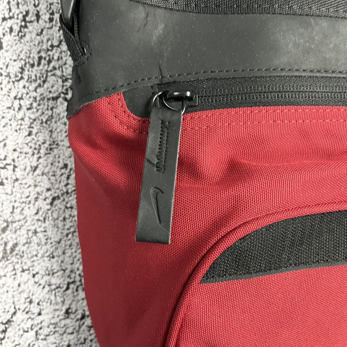 Nike × Vintage 🧰VINTAGE🧰 Nike 90s Crossbody Messenger Y2K Red Shoulder Bag Size ONE SIZE - 6 Thumbnail