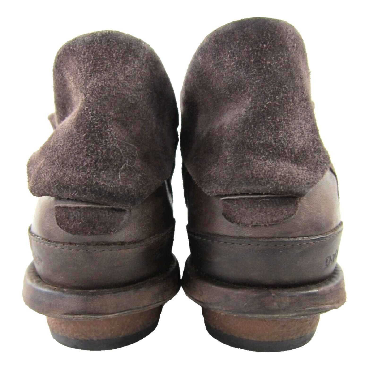 Patagonia Patagonia Addie Bootie Women 6/37 Brown 100% Leather Suede Ruffle Ankle Bootie 90s Size US 6 / IT 36 - 6 Thumbnail