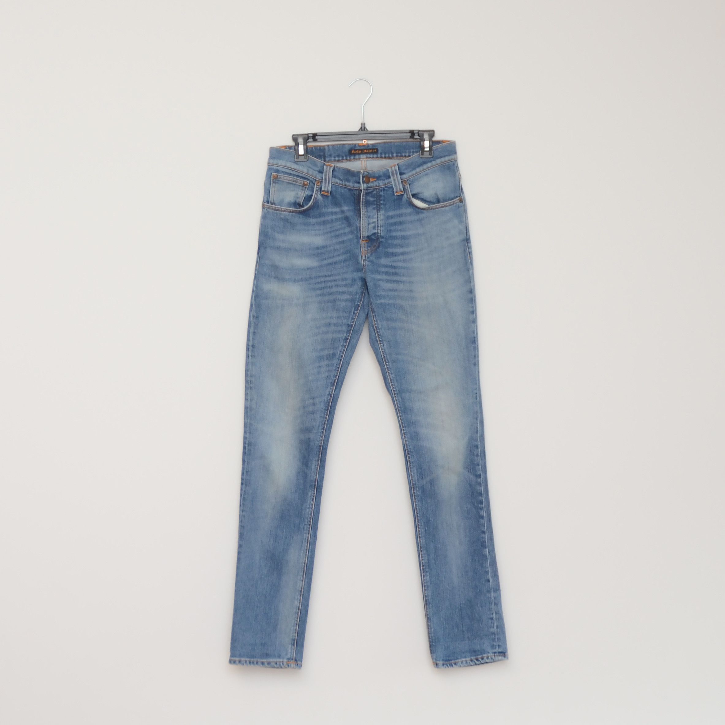 Nudie Jeans Nudie Jeans Steady W31 L34 faded Denim Button Fly Thim Size US 31 - 1 Thumbnail