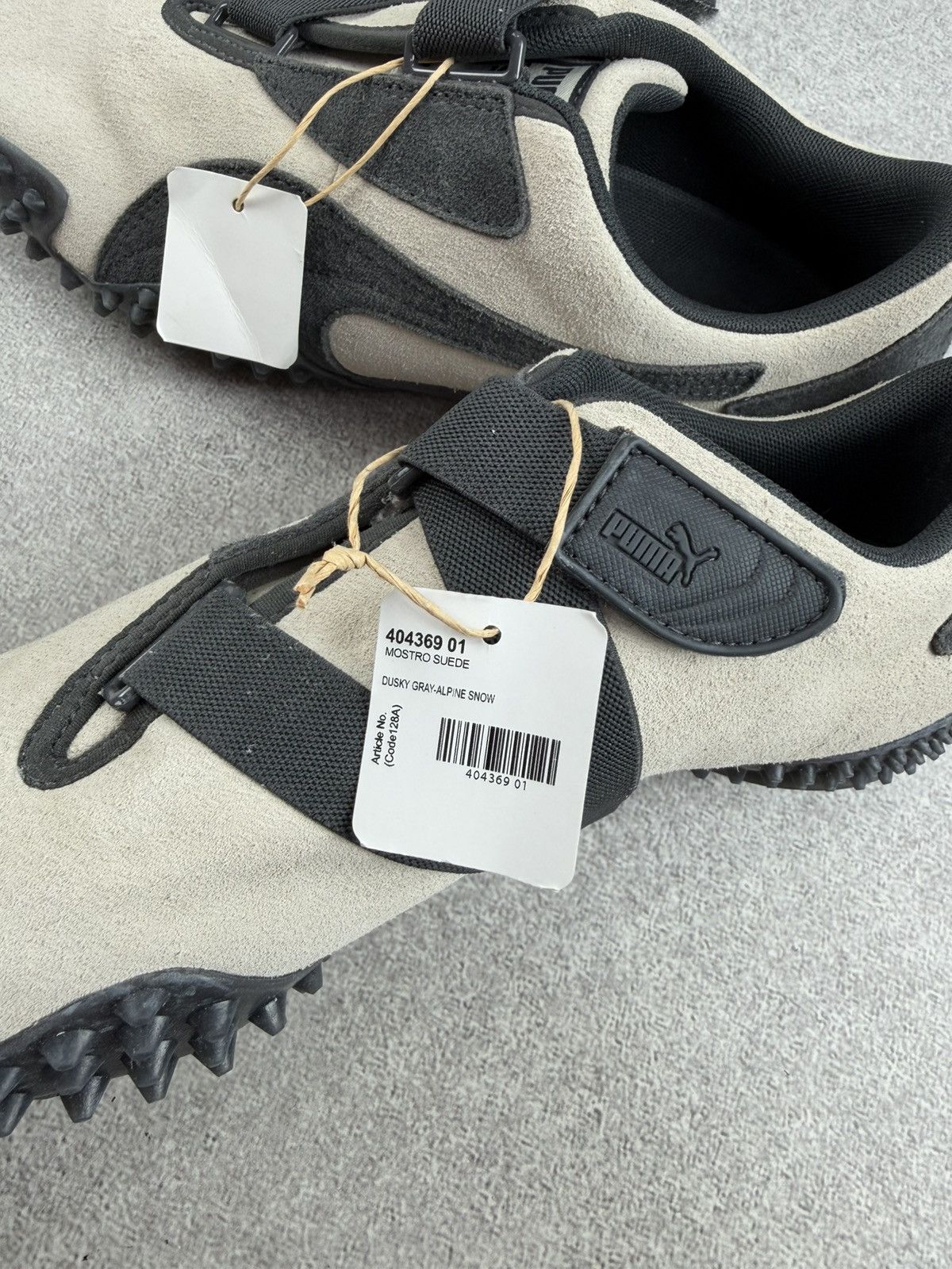 Puma Puma Sample Mostro Suede Dusky Gray/Alpine Snow Unisex Size US 9 / EU 42 - 9 Thumbnail