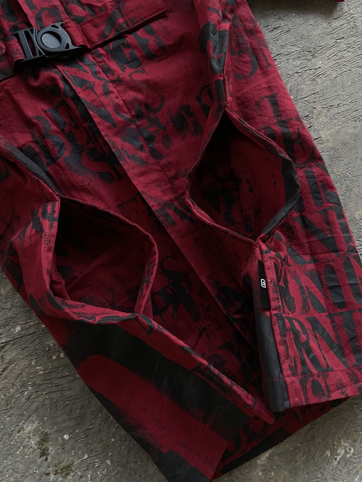 20471120 2000s Berning Sho - Vkei Style Poem Belt Zipper Shirt Size US M / EU 48-50 / 2 - 10 Thumbnail