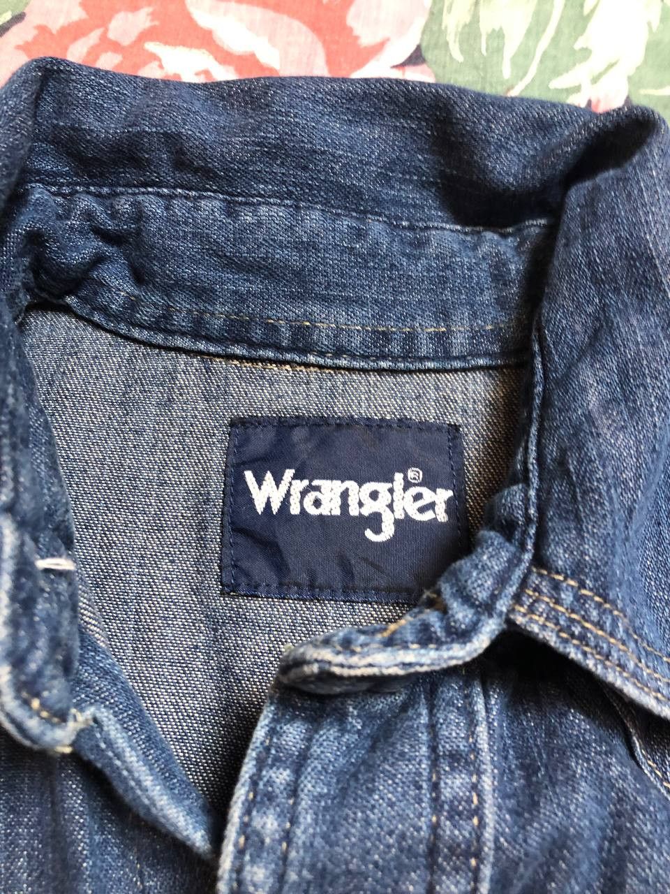 Wrangler VTG Denim JEANS SHIRT Wrangler Western Size M / US 6-8 / IT 42-44 - 2 Thumbnail