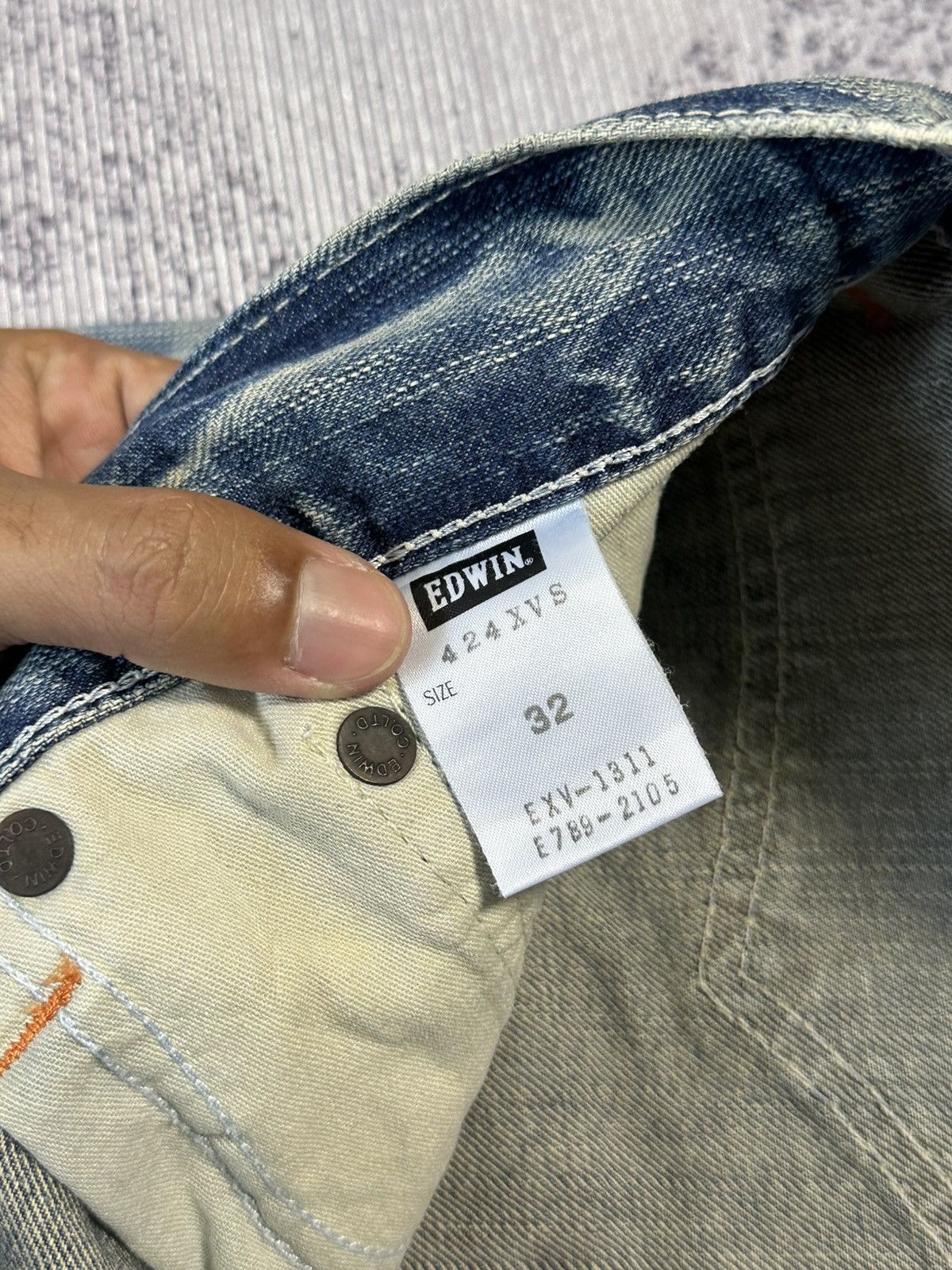 Undercover × Uniqlo Edwin 424XVS Flare Washed Denim Size US 32 / EU 48 - 10 Thumbnail