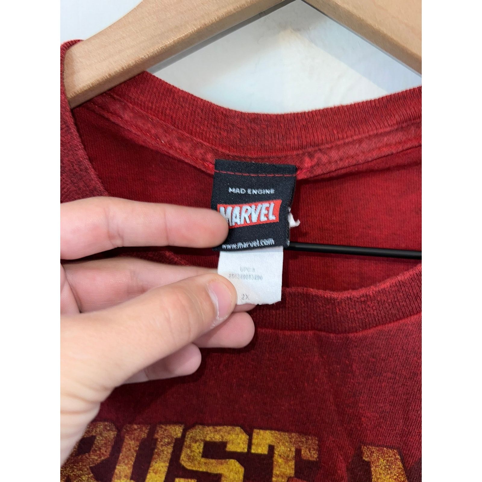 Marvel Comics Y2K Marvel Mad Engine Shirt A Super Hero Red Tee 2000s 2XL Size US XXL / EU 58 / 5 - 5 Thumbnail