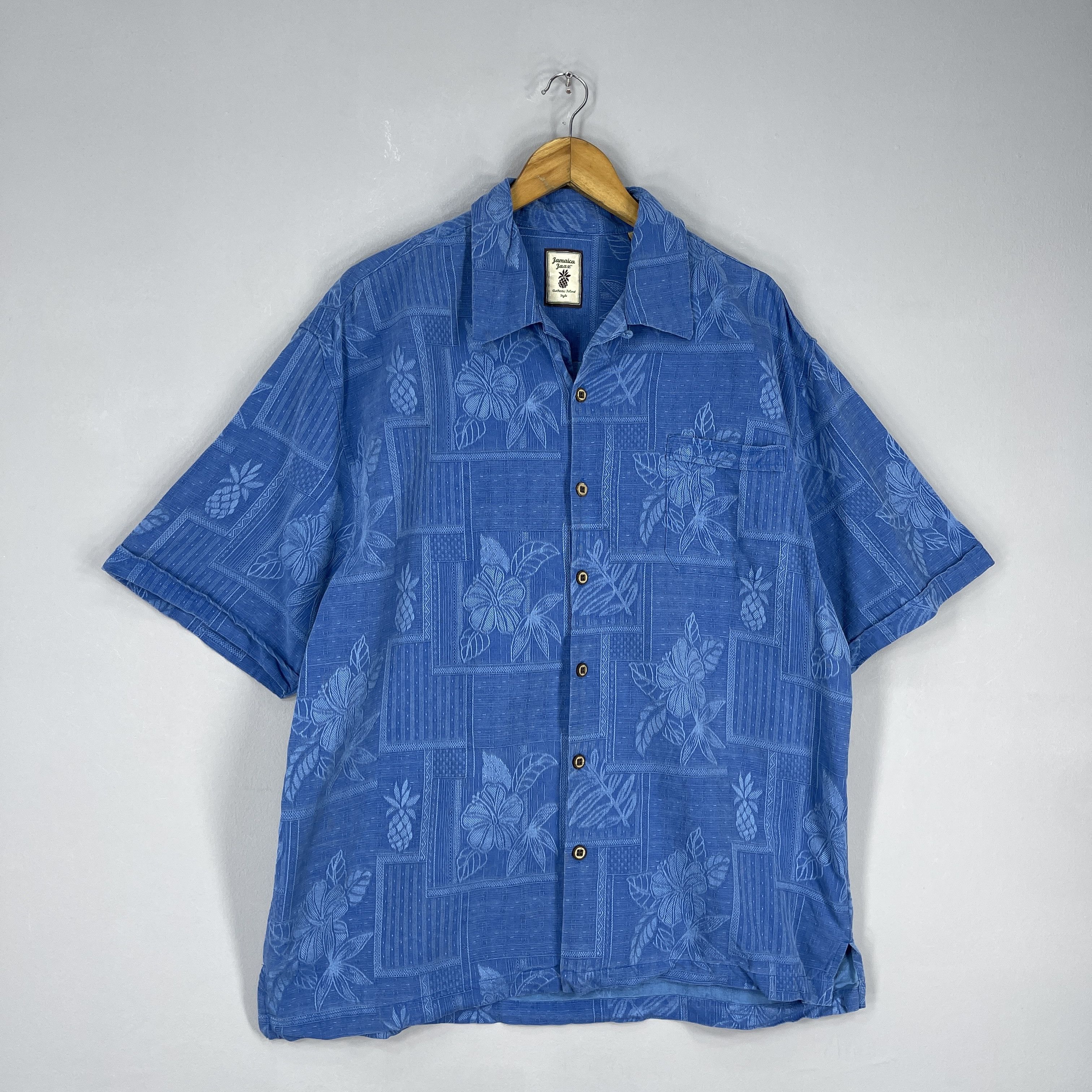 Vintage Vintage JAMAICA JAXX Aloha Tropical Motive Hawaii Shirt Size US L / EU 52-54 / 3 - 4 Thumbnail