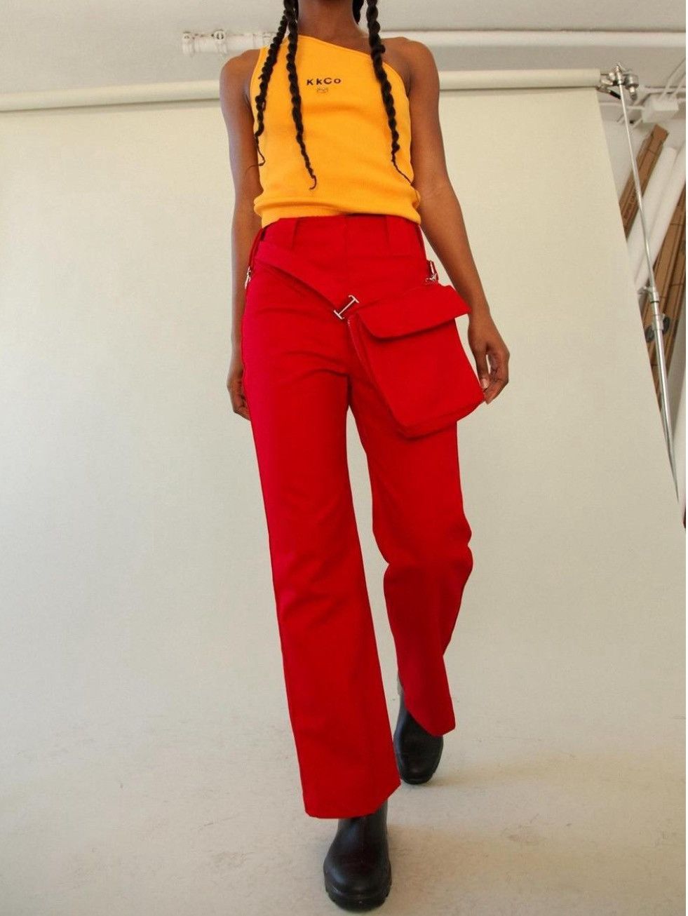 Other KkCo red jeans with bag size 27 Size 27" / US 4 / IT 40 - 8 Thumbnail