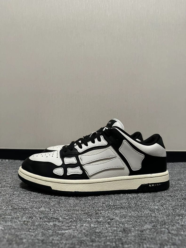 Amiri Amiri Bones Shoes Black and White Size 42 Size US 9 / EU 42 - 1 Thumbnail