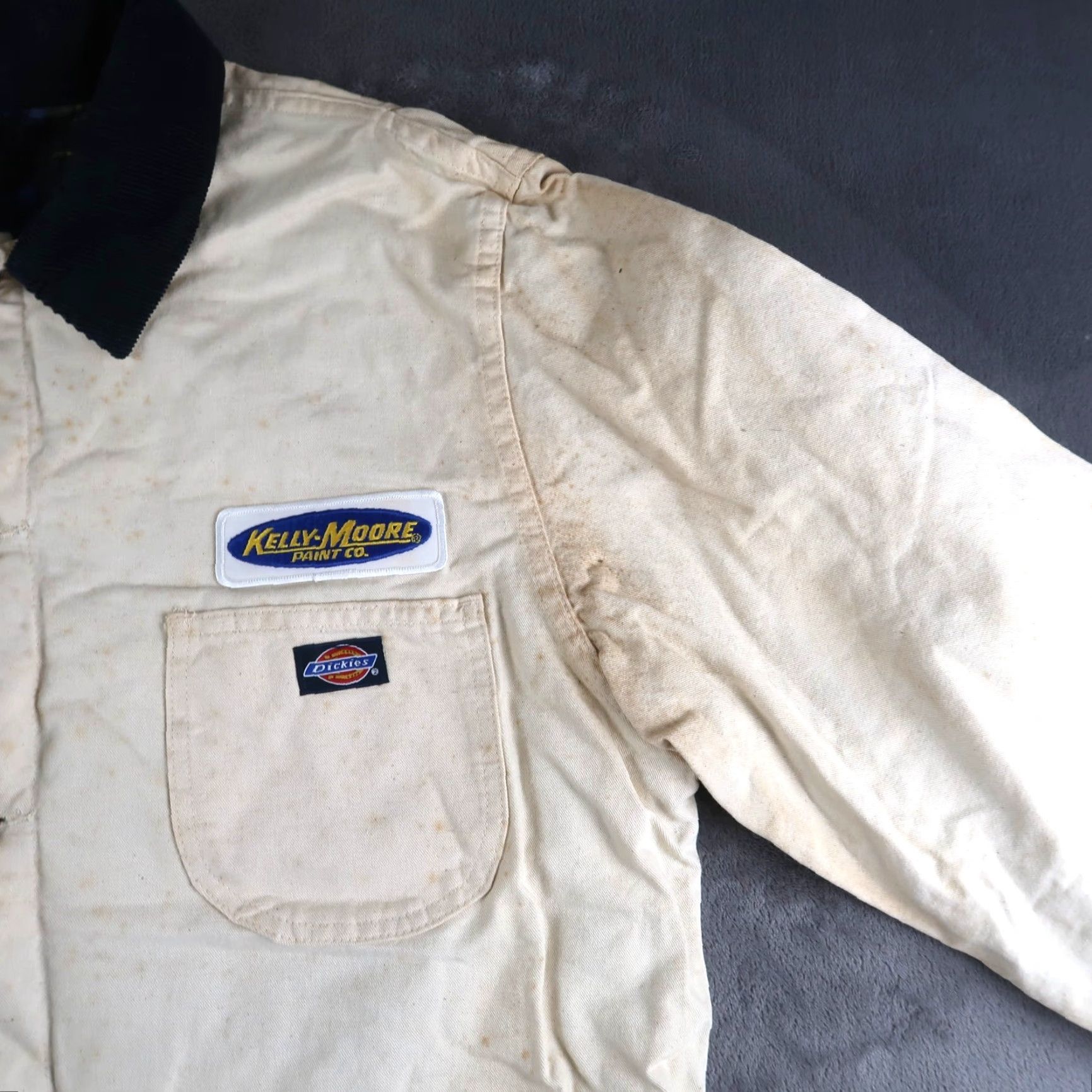 Dickies Vintage Dickies 90s Flannel Lined Painter Chore Jacket Coat Workwear XL Ivory Men Size US XL / EU 56 / 4 - 4 Thumbnail