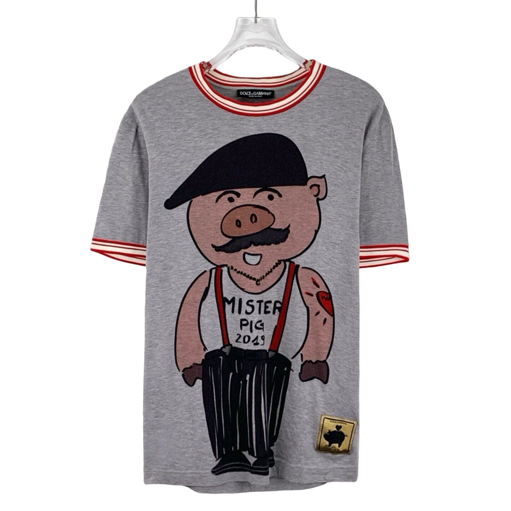 Dolce & Gabbana Dolce & Gabbana Pig Graphic T-Shirt EU 48 Size US M / EU 48-50 / 2 - 1 Thumbnail