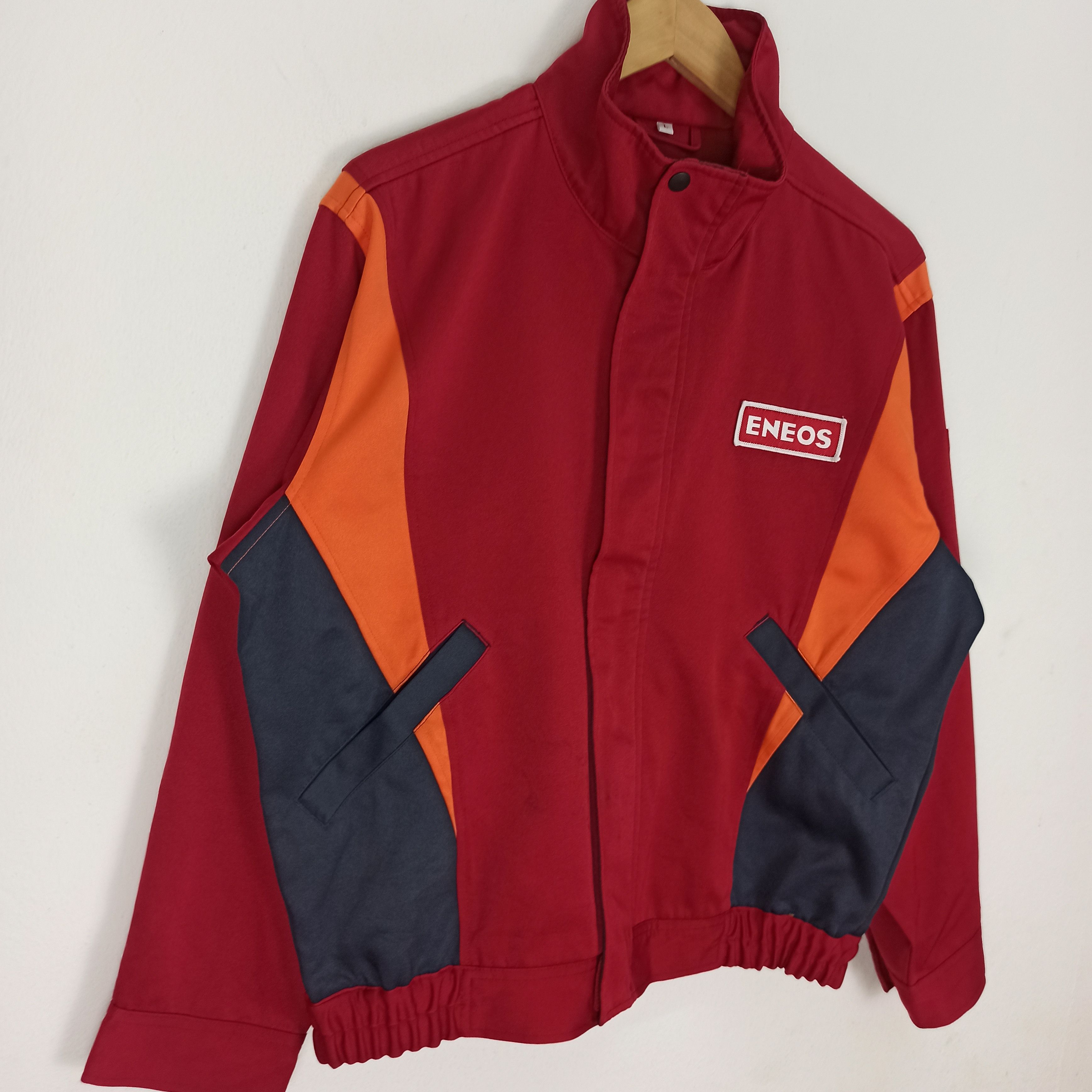 Japanese Brand 🔥Rare🔥 Intial D movie Japan Jacket Eneos Workers Size US L / EU 52-54 / 3 - 2 Thumbnail