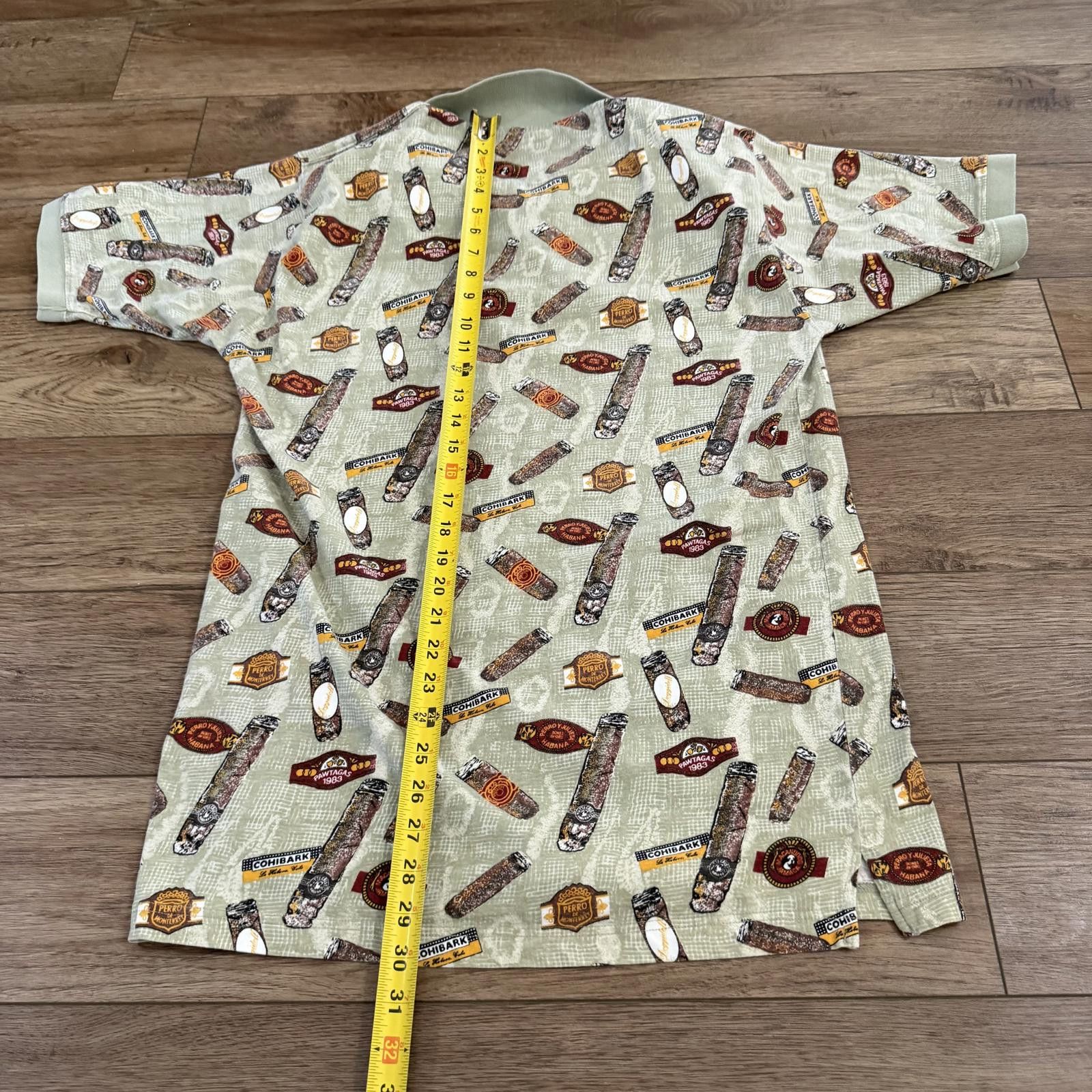 Big Dogs Vintage Y2K Big Dogs Cigar AOP Funny Polo Shirt Size US L / EU 52-54 / 3 - 7 Thumbnail
