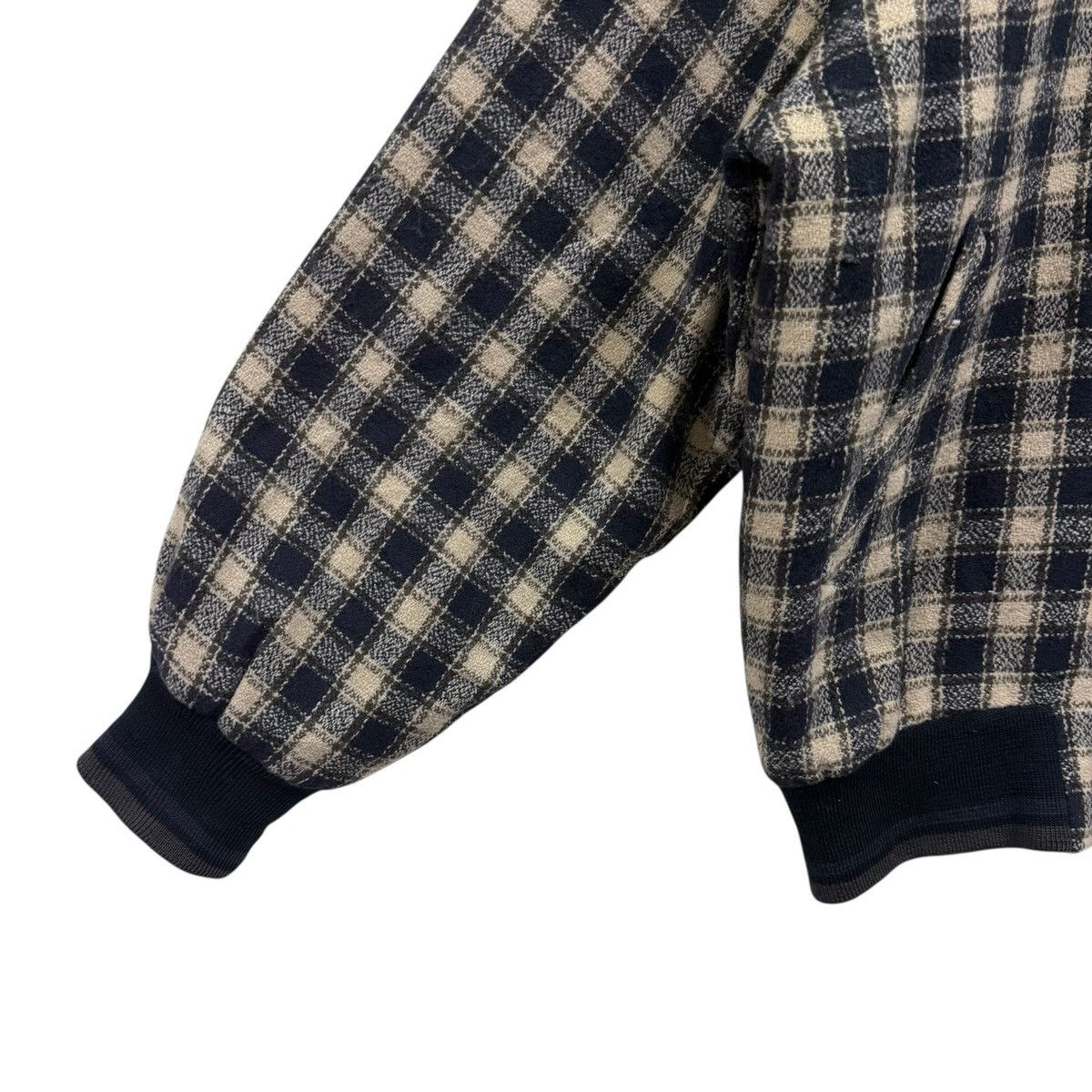 Lacoste Vintage Lacoste Chemise Wool Bomber Jacket Plaid Size US XL / EU 56 / 4 - 6 Thumbnail