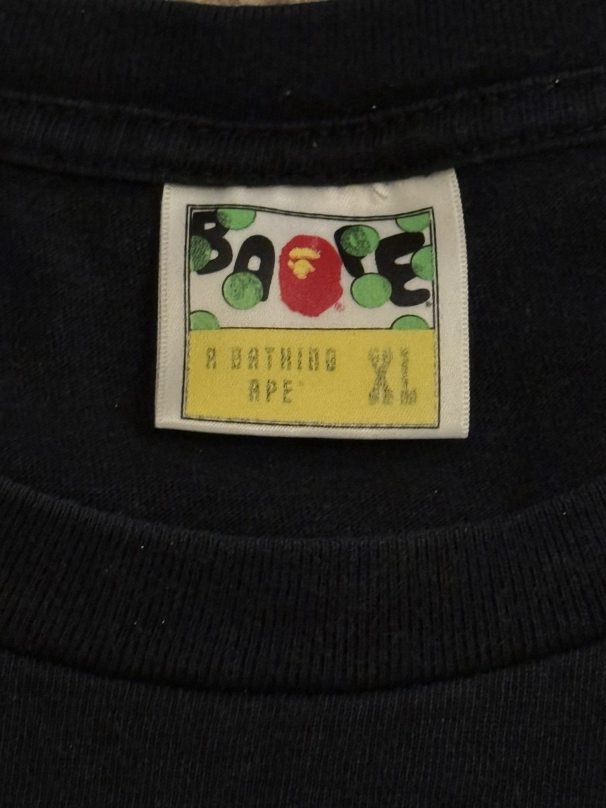 Bape BAPE A Bathing Ape Check by Bathing Tee (L) Size US XL / EU 56 / 4 - 3 Thumbnail