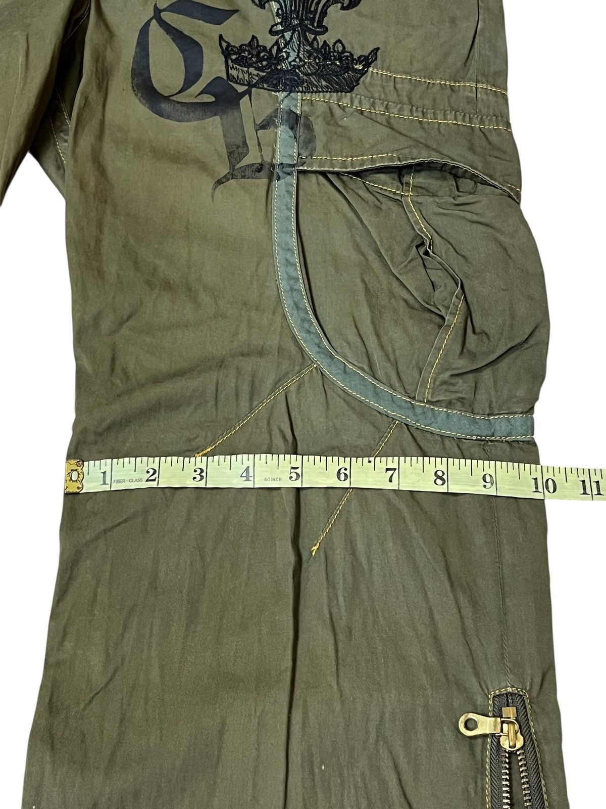 Japanese Brand Japanese CRYSTAL BUSH bondage military style cargo pant Size US 33 - 18 Thumbnail