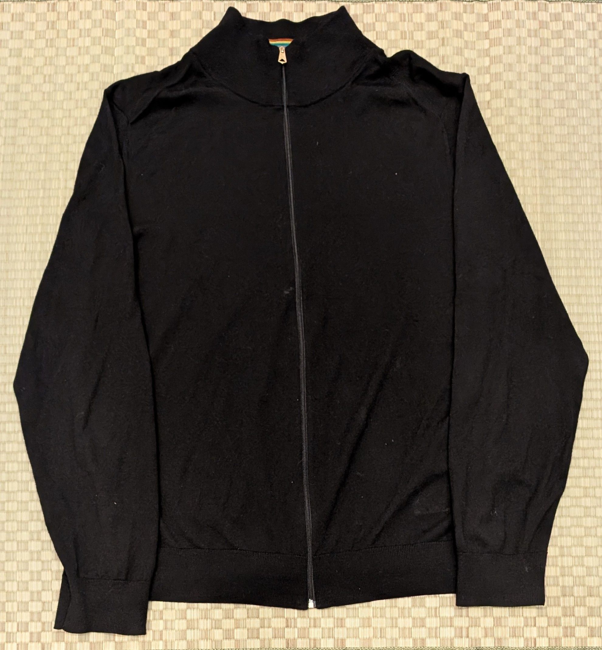 Paul Smith Paul Smith 100% Merino Wool Full Zip Cardigan Sweater Black Size US XL / EU 56 / 4 - 1 Thumbnail
