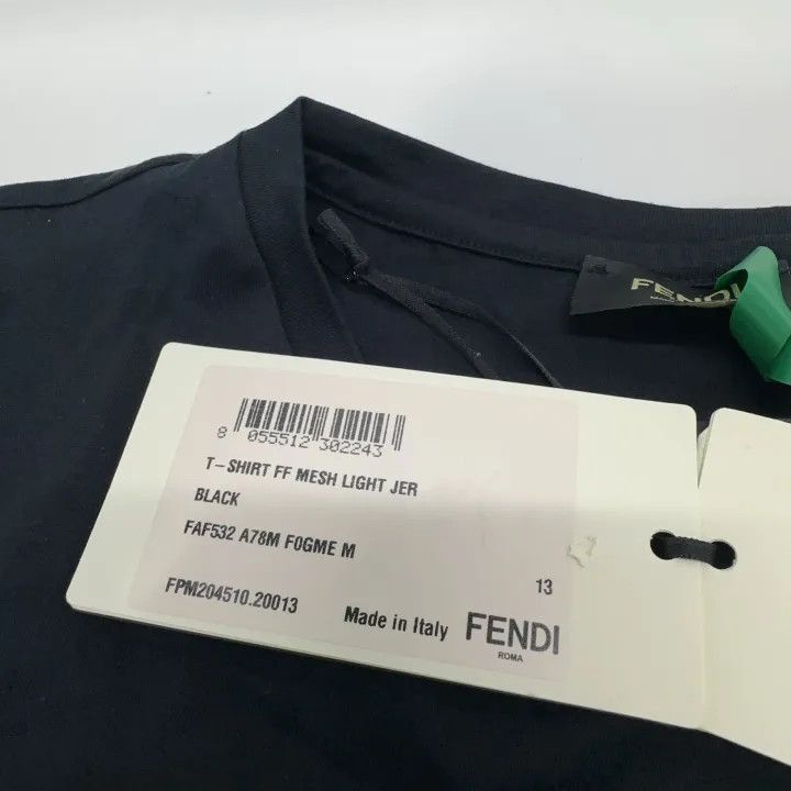 Fendi Fendi Short Sleeve Mesh Logo T-Shirt -2507 Size US M / EU 48-50 / 2 - 6 Thumbnail