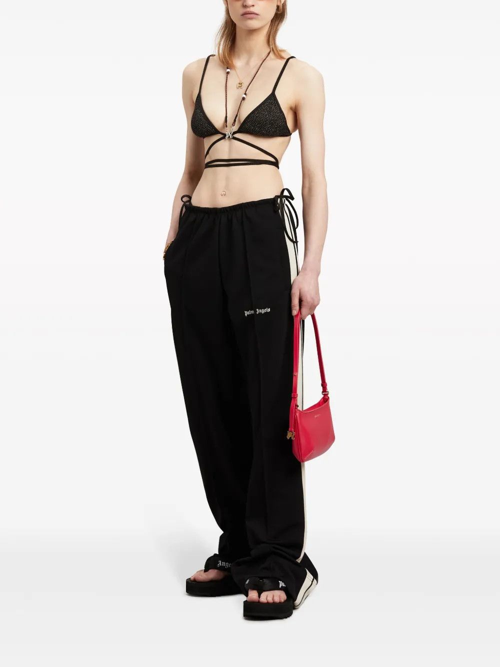 Palm Angels o1y1125 Sweatpant in Black Size 32" / US 10 / IT 46 - 5 Thumbnail