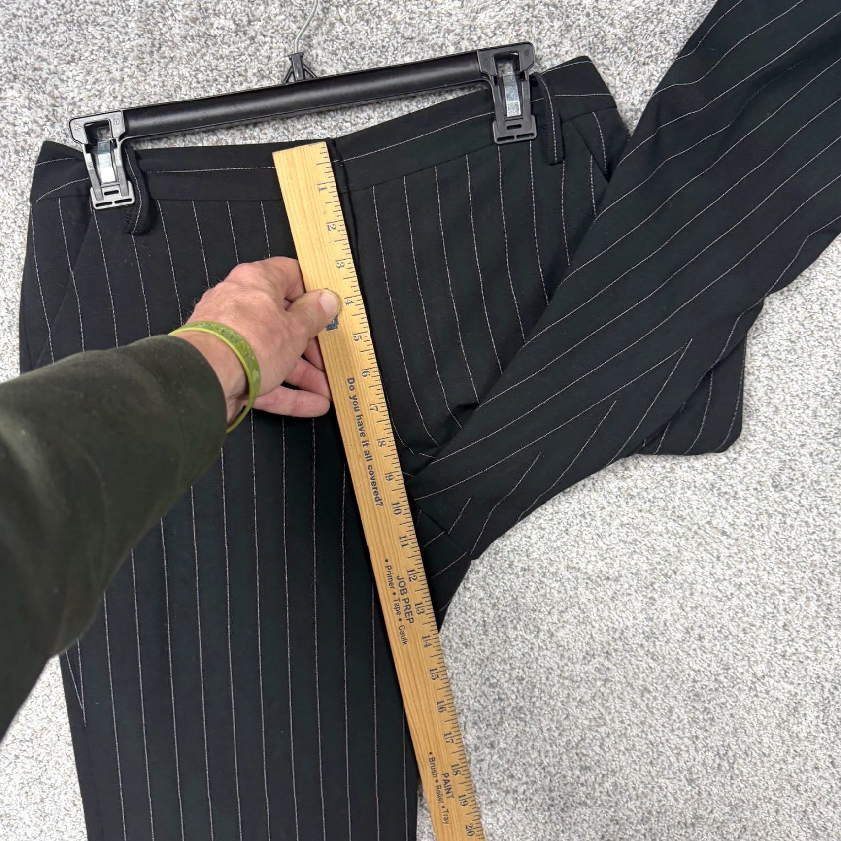 Vintage Larry Levine Pants Size 8P Pinstripe Office Chic Classic Preppy Business Casual Size 30" / US 8 / IT 44 - 5 Thumbnail
