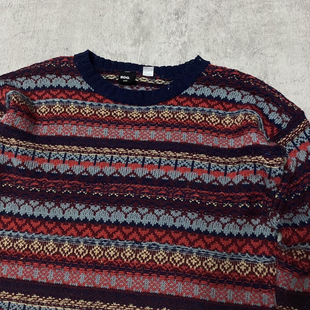 Other Red and blue striped knit sweater #striped Size US M / EU 48-50 / 2 - 2 Thumbnail