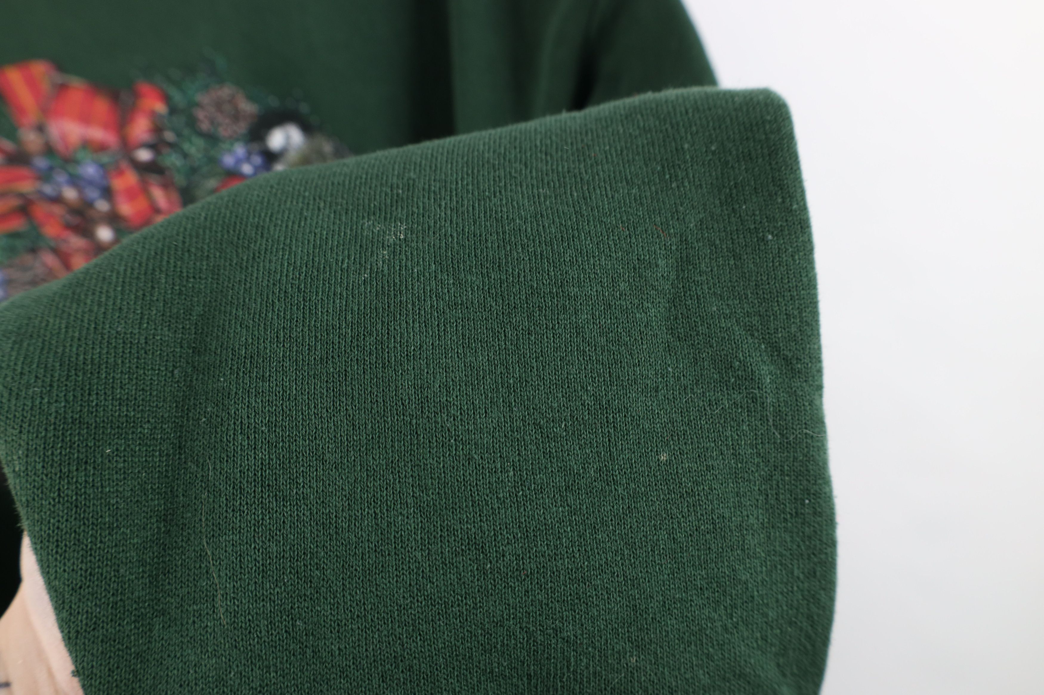 Vintage Vintage 90s Streetwear Christmas Bird Crewneck Sweatshirt Size L / US 10 / IT 46 - 9 Thumbnail