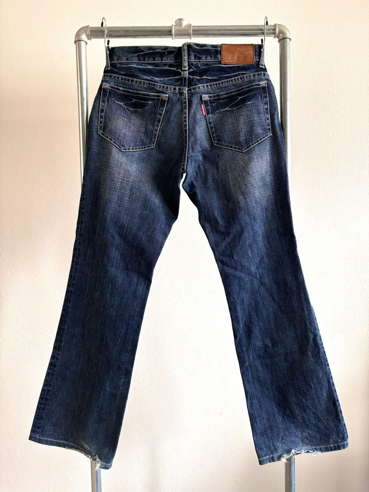 Tornado Mart Distressed TORNADO MART Boot Cut Flared Jeans Size US 32 / EU 48 - 3 Thumbnail