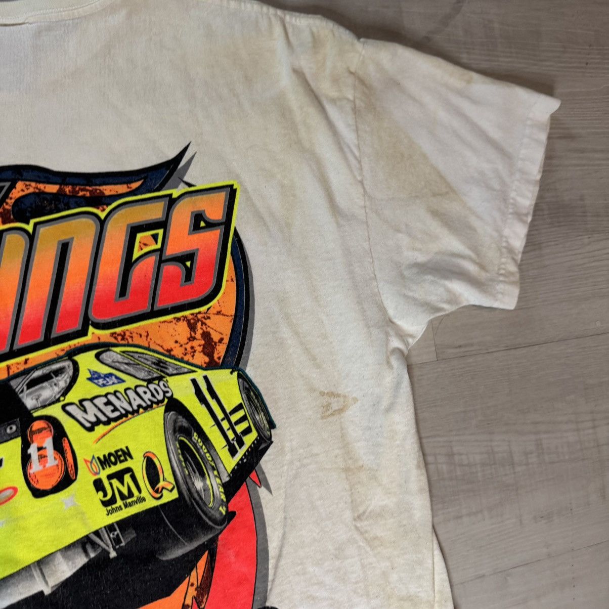Fruit Of The Loom × Vintage Early 2000s NASCAR tee Size US XL / EU 56 / 4 - 5 Thumbnail