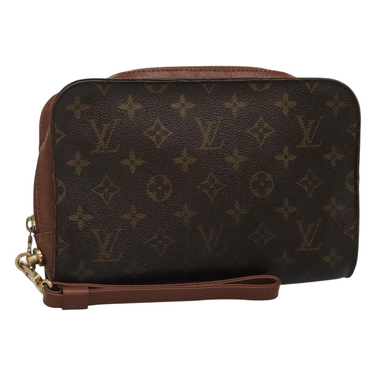 LOUIS VUITTON Monogram Orsay Clutch Bag M51790 LV Auth th5788