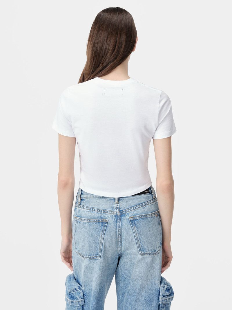 Amiri o1orln1125 MA Embroidered T-Shirt in White Size XL / US 12-14 / IT 48-50 - 4 Thumbnail