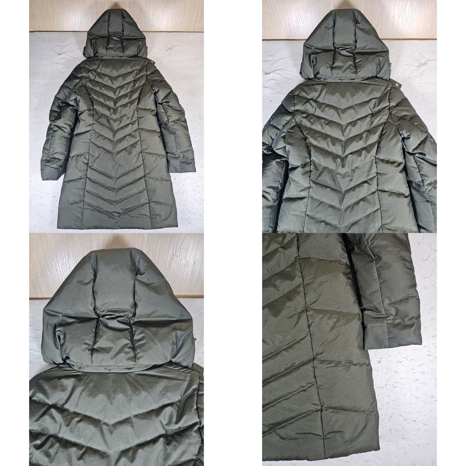 Eddie Bauer VINTAGE Eddie Bauer Sun Valley Parka Womens Size Small Green Down Hooded Fur Lined Long Coat Winter Jacket Size S / US 4 / IT 40 - 8 Thumbnail