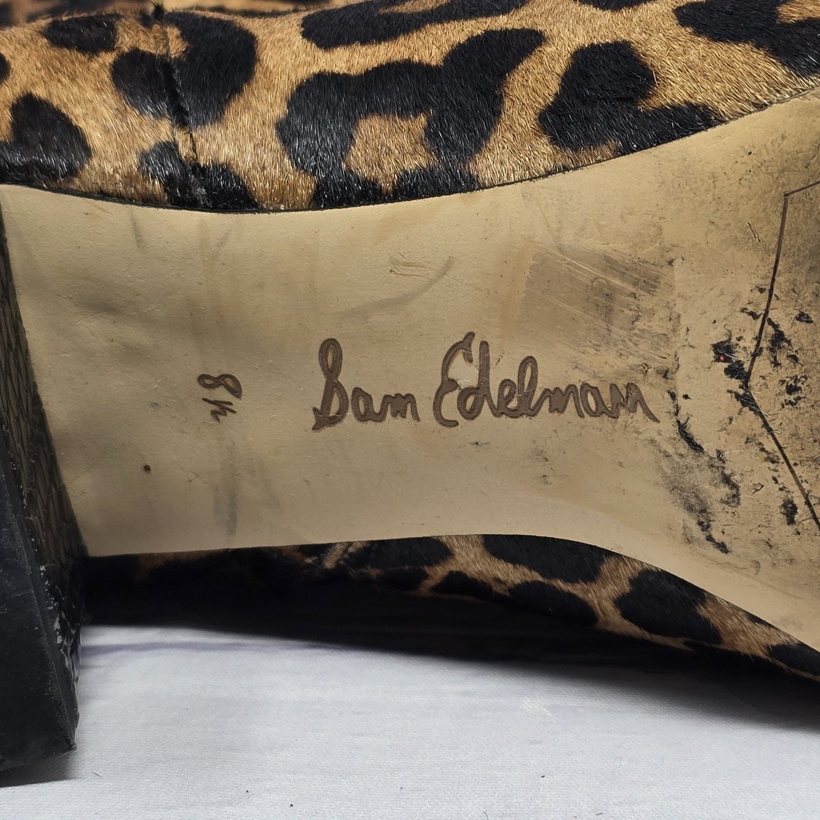 Sam Edelman Sam Edelman Edith Bootie Leopard Print Size 8.5 Booties Size US 8.5 / IT 38.5 - 10 Thumbnail