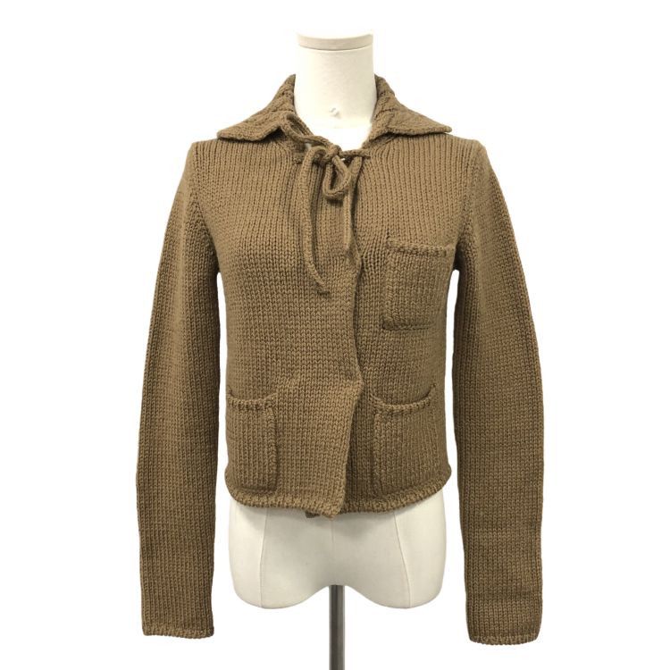 Prada Prada Wool Knit Tie Front Cardigan Size 38 Size XS / US 0-2 / IT 36-38 - 1 Thumbnail
