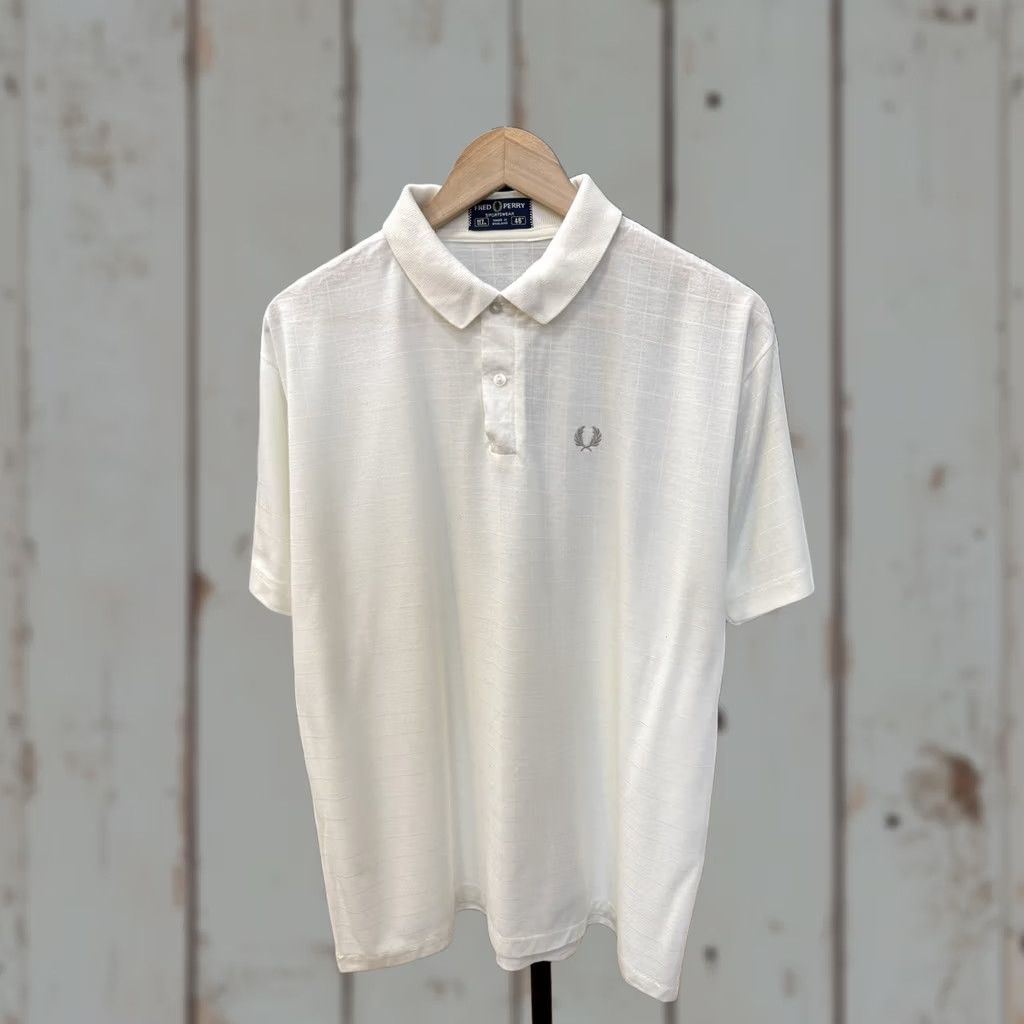 Fred Perry VINTAGE Fred Perry Tennis Polo T-Shirt Beige L Mens 80s Made in England Size L Beigh Size US L / EU 52-54 / 3 - 1 Thumbnail