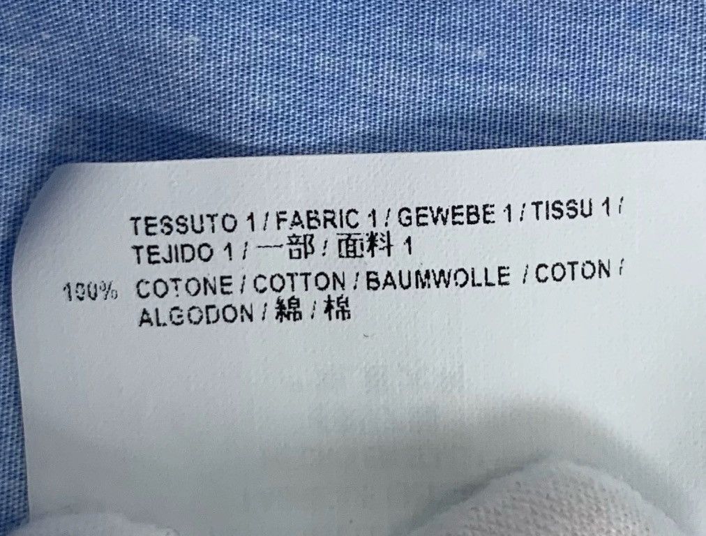 Balenciaga Balenciaga logo letter print blue cotton striped long slee Size XXS / US 00 / IT 34 - 7 Thumbnail