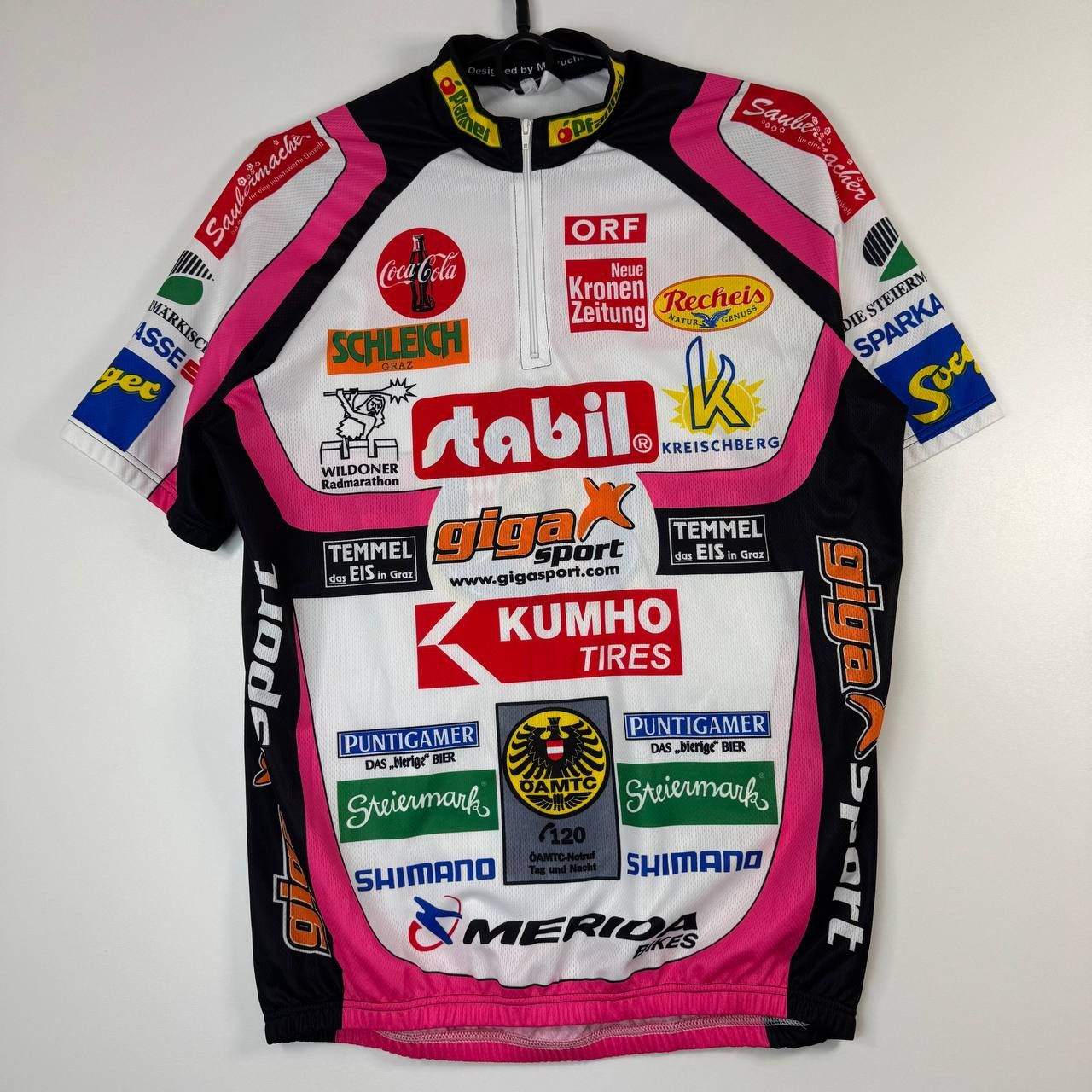 Other Vintage Cycling Jersey Team Sponsors Full Zip Mens Size L Size US L / EU 52-54 / 3 - 1 Thumbnail