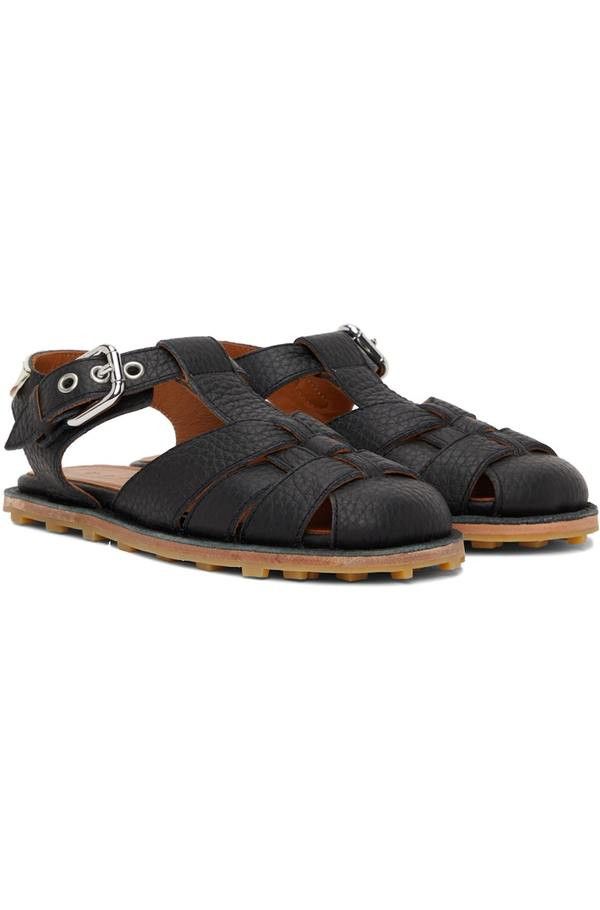 Marni o1y1025 Sandals in Black Size US 7 / IT 37 - 3 Thumbnail