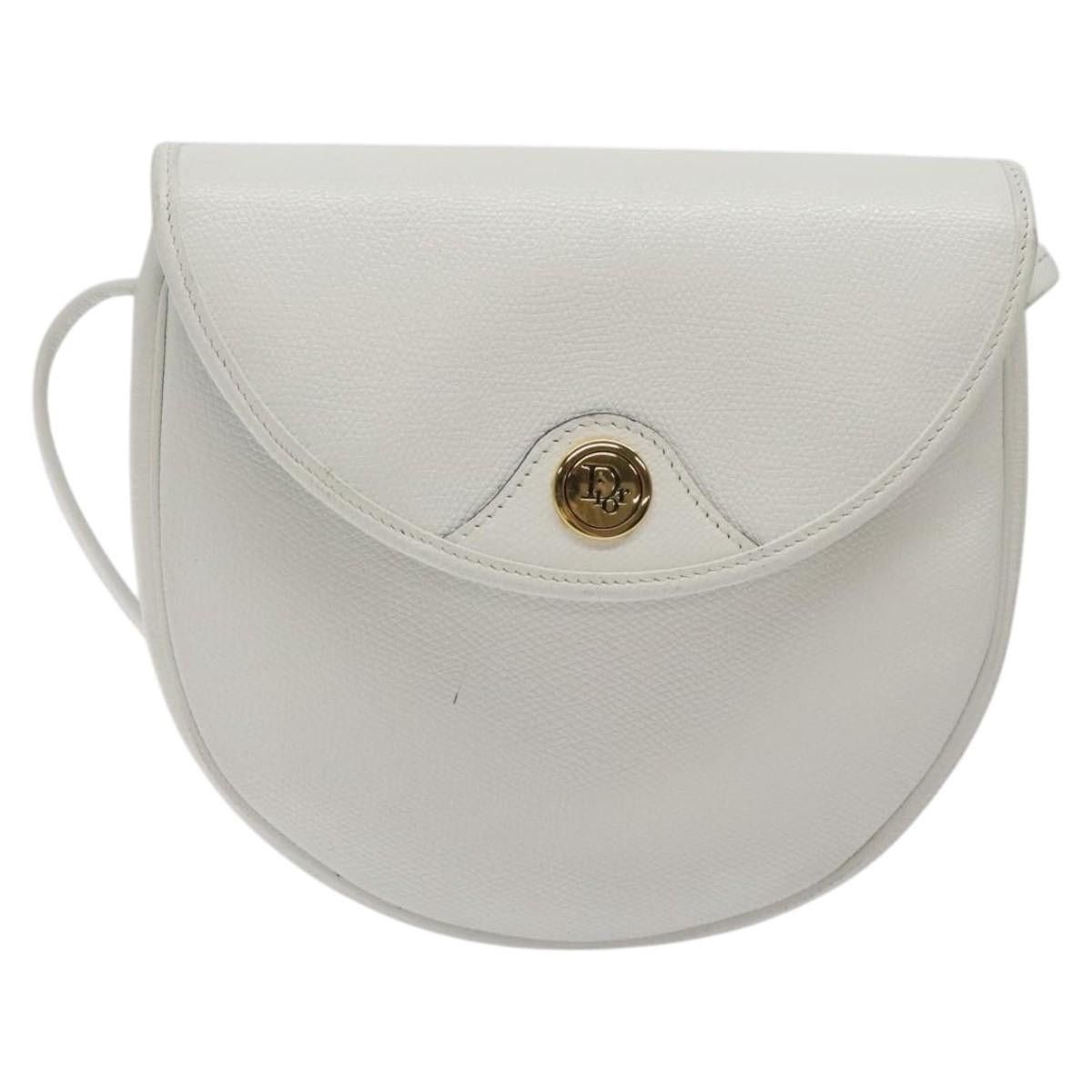 Dior DIOR Shoulder Bag Leather White Gold Size ONE SIZE - 2 Thumbnail
