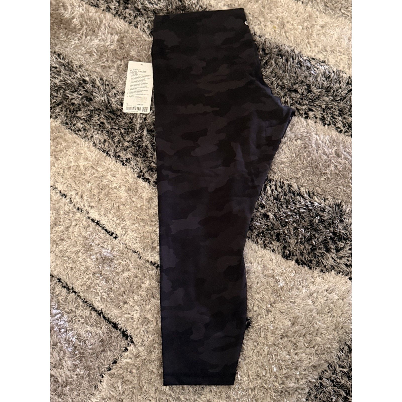 Lululemon Lululemon Wunder Train HR Tight 25” Camo Grey Size 18 NWT Size 40" / US 18 - 4 Thumbnail
