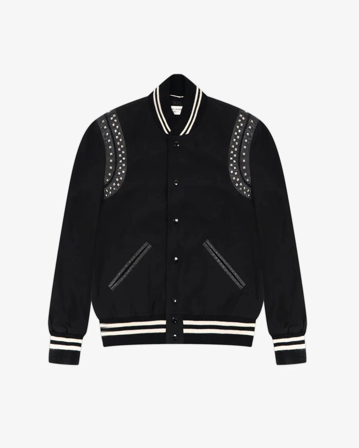 Saint Laurent Paris SS14 Metallic Silver Teddy Bomber Jacket | Grailed