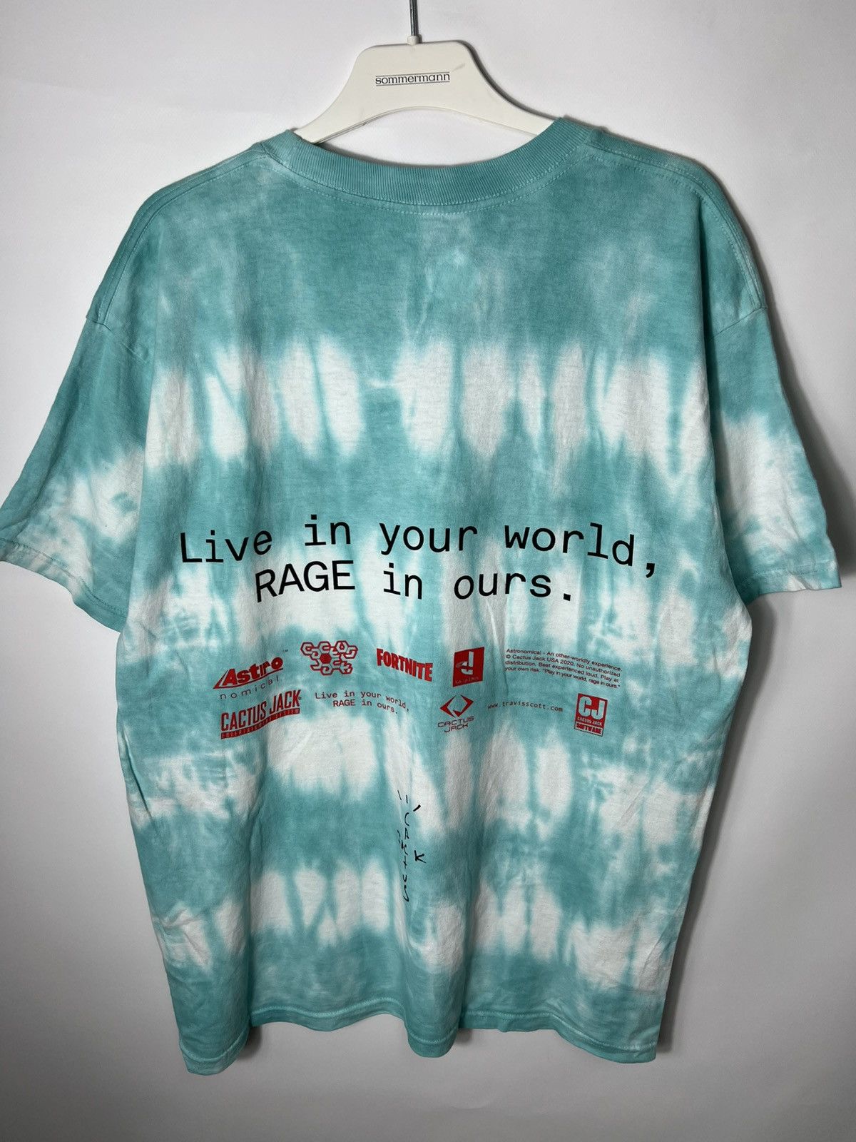 Playstation Cactus Jack Travis Scott Playstation Tai Dai T-Shirt Size US L / EU 52-54 / 3 - 5 Thumbnail