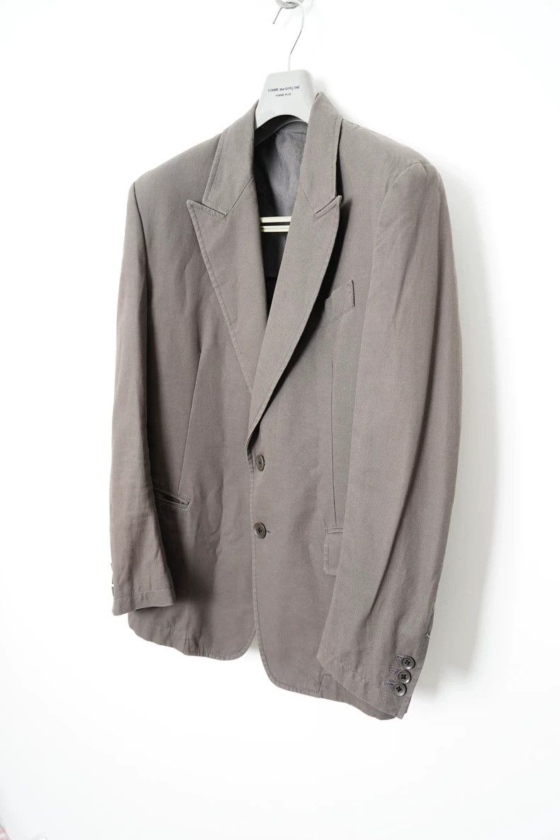 Y's Y's Gun Neck Blend Jacket Blazer jacket Size US L / EU 52-54 / 3 - 1 Thumbnail