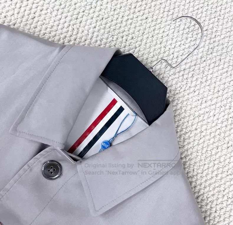 Thom Browne Thom Browne Grey Trench Coat Size US M / EU 48-50 / 2 - 3 Thumbnail
