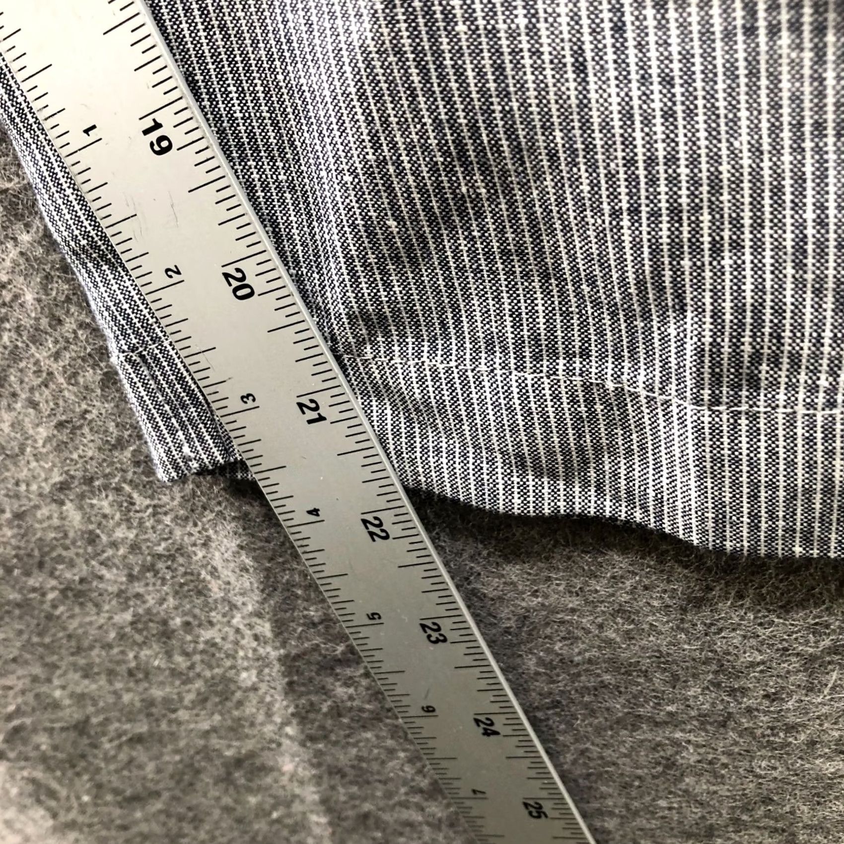 Coldwater Creek Coldwater Creek Womens Size 16 Capri Pants Blue White Stripe Coastal Linen Blend Casual Size 38" / US 16 / IT 52 - 7 Thumbnail