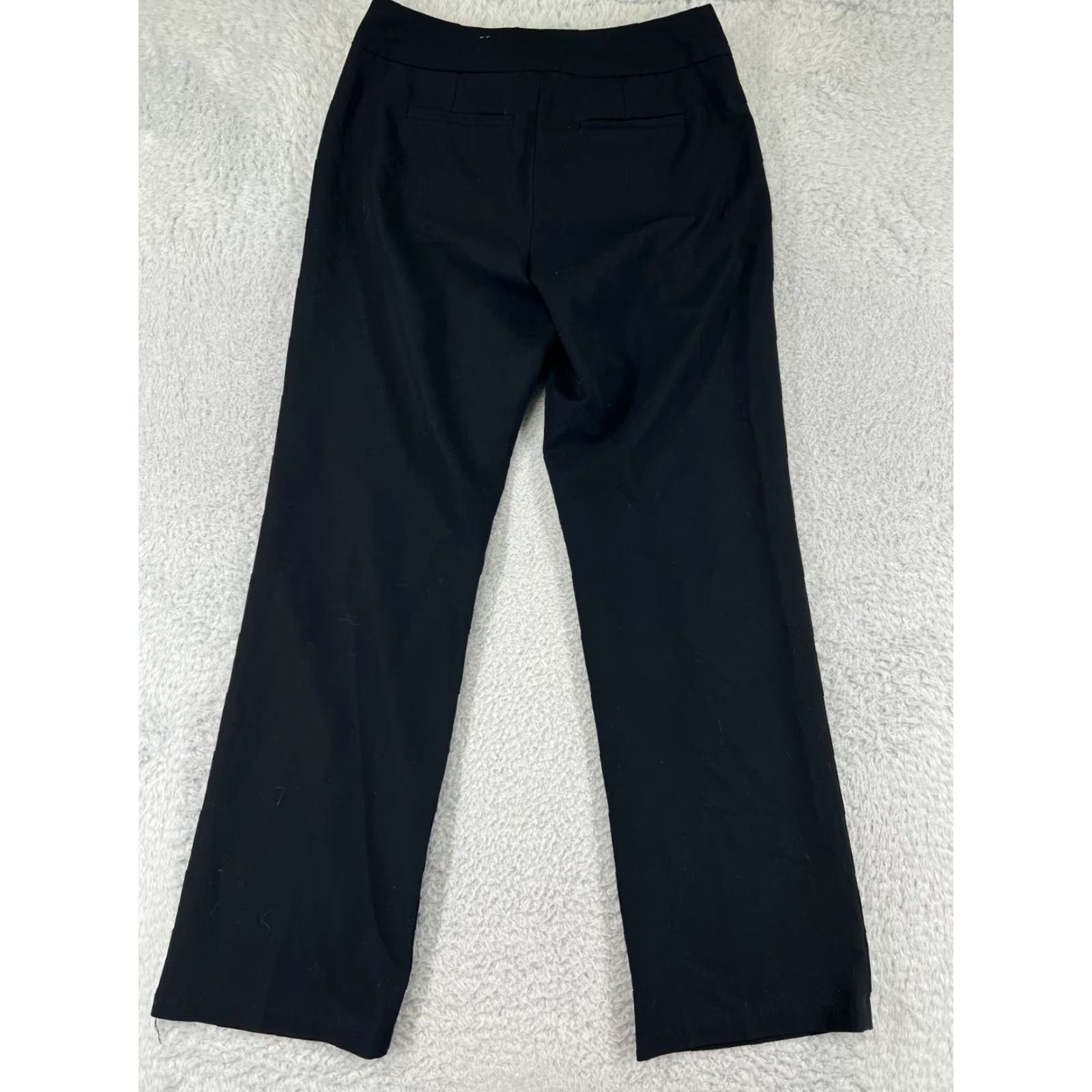 Gloria Vanderbilt VINTAGE Gloria Vanderbilt Pants Womens 6 Black Zip Fly Polyester Stretch Pockets 30x31 Size 28" / US 6 / IT 42 - 2 Thumbnail