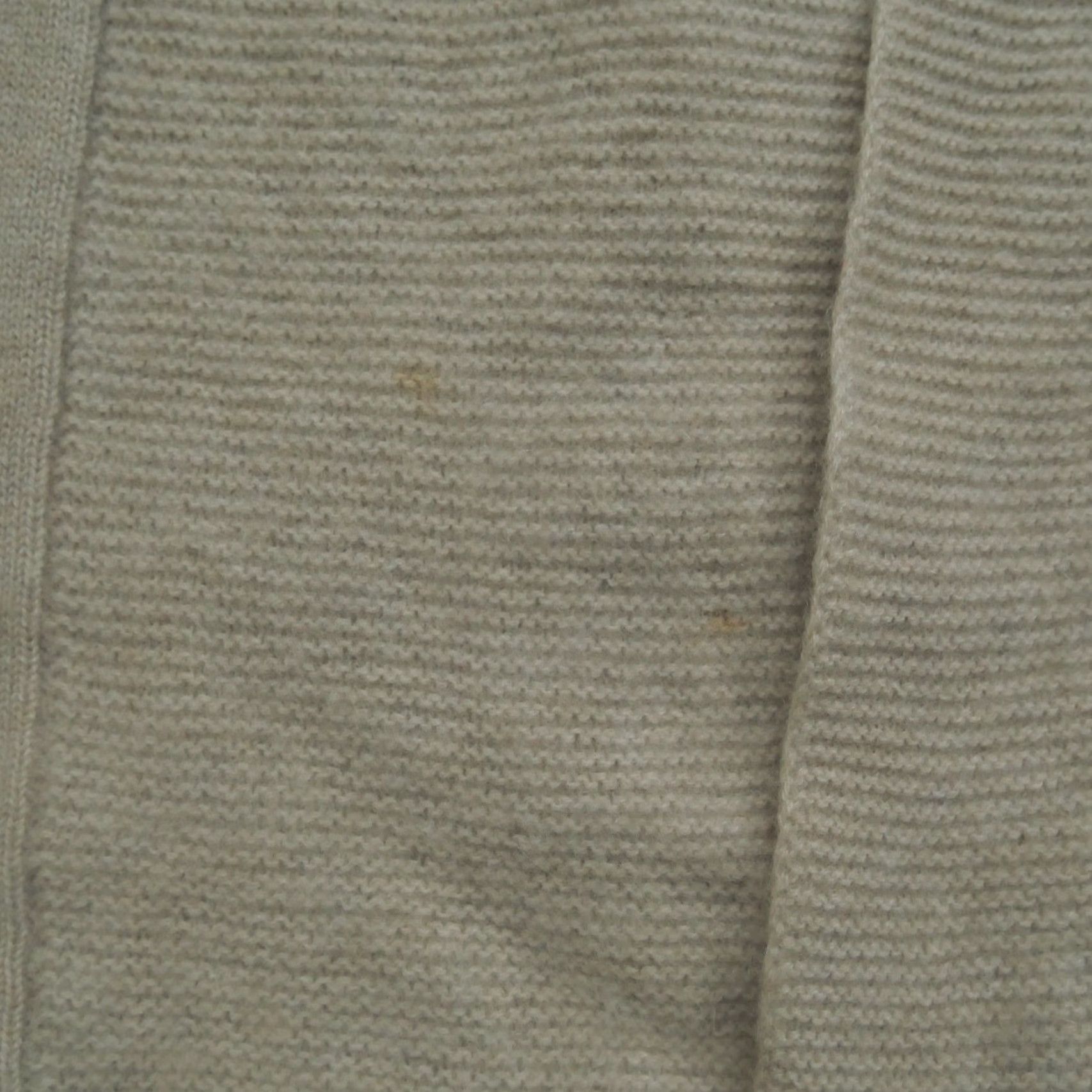 Vintage VINTAGE Tahari Cardigan Sweater Womens Medium Beige Cashmere Short Sleeve Turtleneck Knit Pullover Winter Classic Size M / US 6-8 / IT 42-44 - 3 Thumbnail