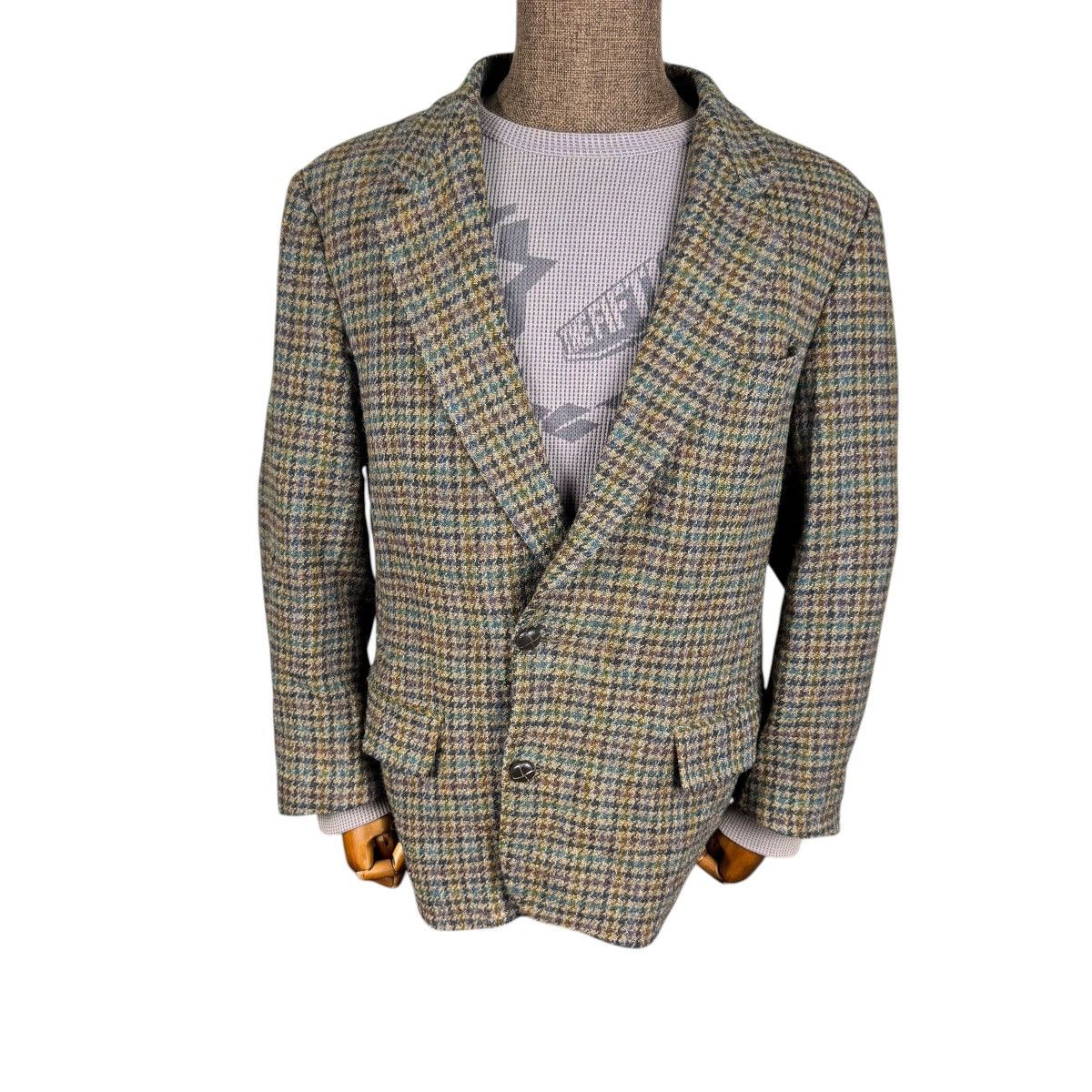 Harris Tweed 🌟HARRIS TWEED X PHILLIP HERRINGBONE BLAZER COAT Size US M / EU 48-50 / 2 - 2 Thumbnail